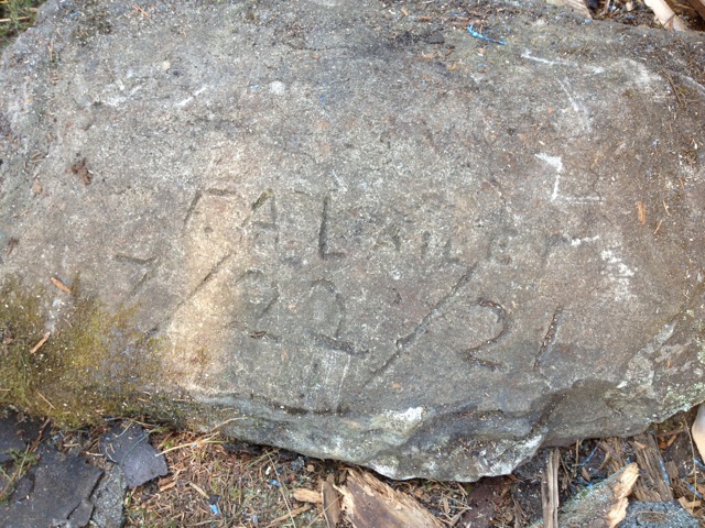 Lailer stone at Writer's Cottage